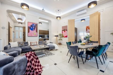 Living room, Dining area, air conditioner