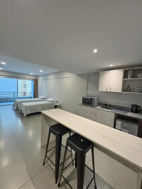 Bed, Kitchen or kitchenette, Photo of the whole room