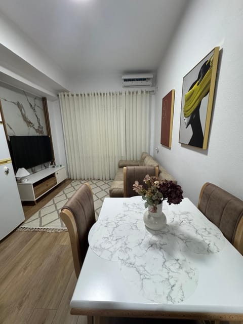 Dining area, air conditioner