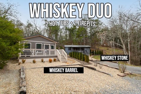 Whiskey Duo 2 Cabins SidebySide HotTubs Firepit Cabin in Sevierville