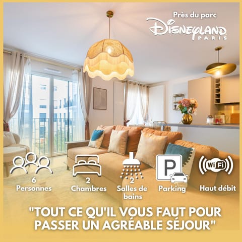 La fée d'or - près de disneyland paris Apartment in Chessy