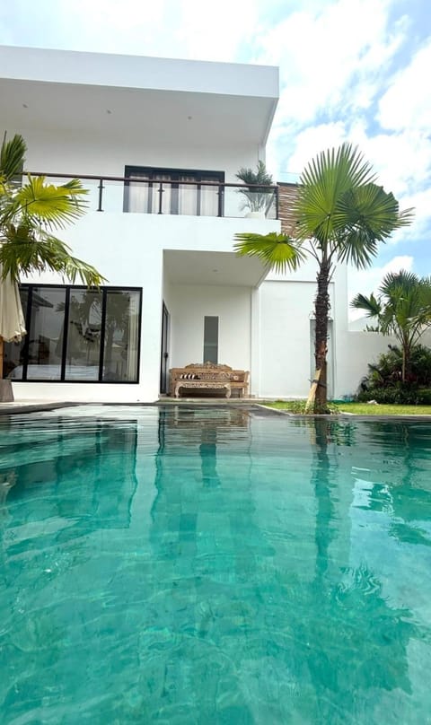 Property building, Patio, Pool view, Swimming pool