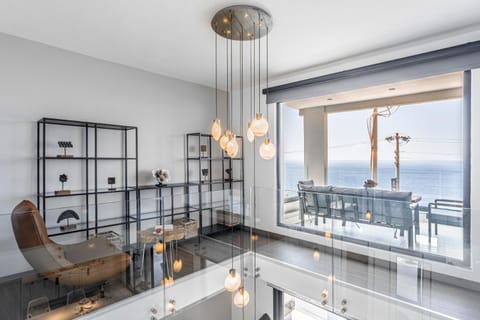 Living room, Seating area, Sea view