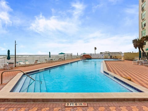 Property building, Beach, Sea view, Swimming pool