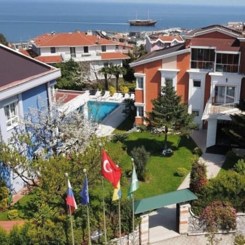 Property building, Day, Natural landscape, Pool view, Sea view, Swimming pool