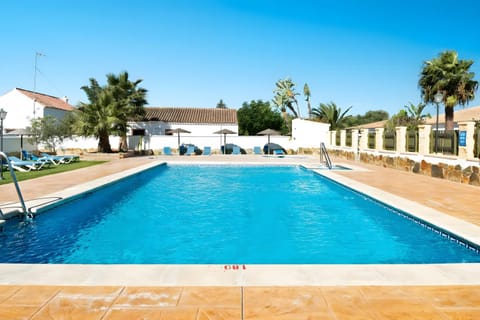Property building, Living room, Swimming pool