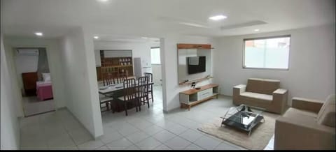 Living room, kitchen