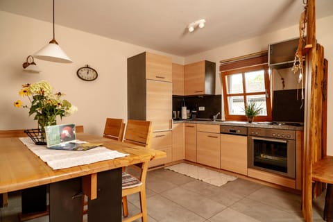 Kitchen or kitchenette, Dining area, stove