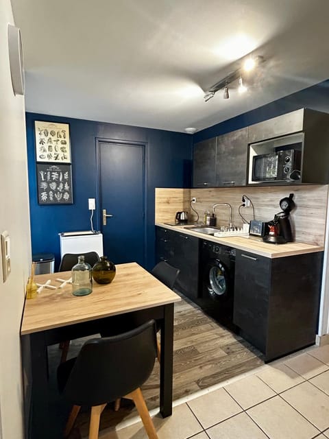 Kitchen or kitchenette, Dining area, oven, stove, toaster