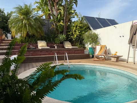 Day, Natural landscape, Pool view, sunbed