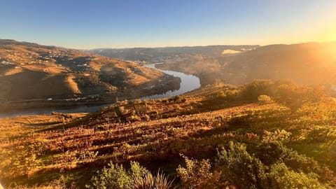 Nearby landmark, Natural landscape, Mountain view, River view, Sunset