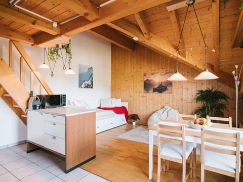 Living room, Photo of the whole room, Seating area, Dining area, Bedroom