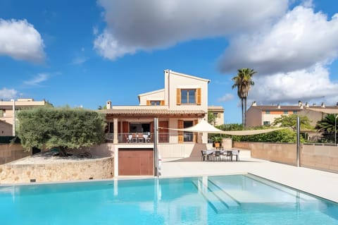 Property building, Living room, Swimming pool
