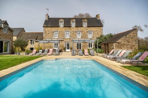 Property building, Living room, Swimming pool