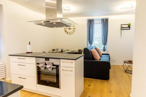 Kitchen or kitchenette, Dining area, stove, kitchen