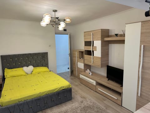 Bed, TV and multimedia, Photo of the whole room, wardrobe