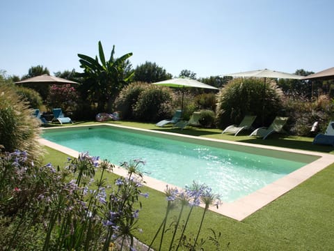 Property building, Living room, Swimming pool