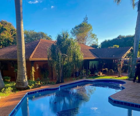 Property building, Spring, Day, Natural landscape, Garden, Pool view, Swimming pool
