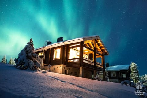 Property building, Night, Natural landscape, Winter