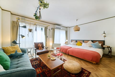 Living room, Bedroom