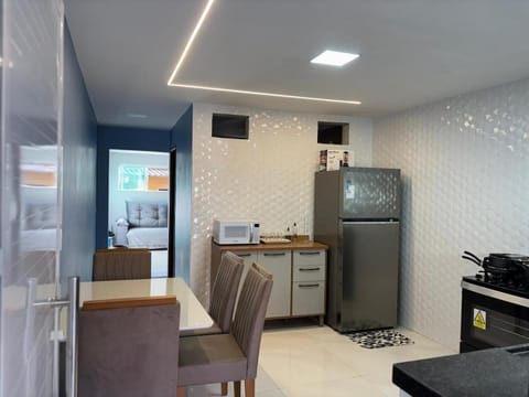 Kitchen or kitchenette, oven