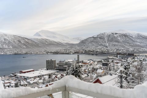 Winter, City view, Mountain view, Sea view