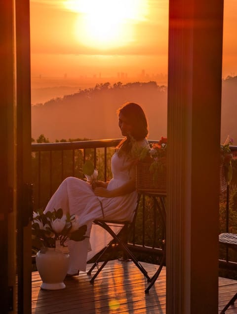 Natural landscape, Balcony/Terrace, Mountain view, Sunrise