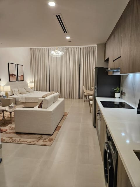 Bed, Living room, Photo of the whole room