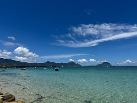 Natural landscape, Beach, Mountain view, Sea view