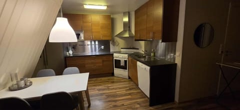 Kitchen or kitchenette, Dining area, oven, stove