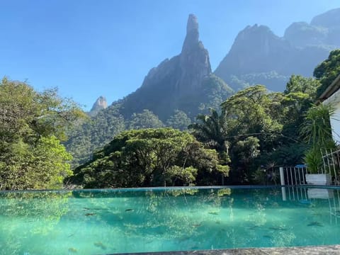Nearby landmark, Spring, Day, Natural landscape, Mountain view, Pool view, Swimming pool
