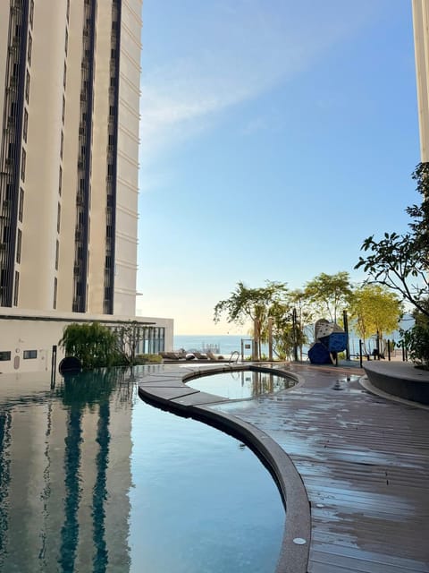 Property building, Pool view, Swimming pool
