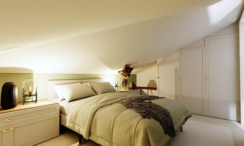 Bed, Photo of the whole room, Bedroom, wardrobe