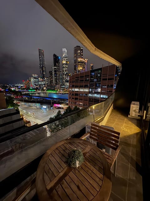 Night, View (from property/room), Balcony/Terrace, City view