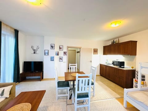 TV and multimedia, Kitchen or kitchenette, Living room, Dining area, oven, stove, toaster