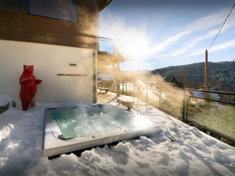 Day, Natural landscape, Winter, Hot Tub, View (from property/room), Mountain view