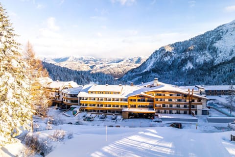 Property building, Natural landscape, Winter, Mountain view