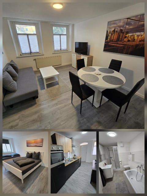 Bed, TV and multimedia, Kitchen or kitchenette, Living room, Photo of the whole room, Seating area, Dining area, Bedroom