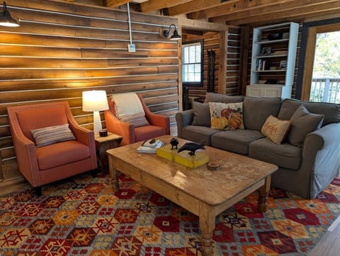 Cozy Mountain Cabin with Fire Pit and Forest Views near Downtown Black Mountain, NC Cabin in Black Mountain