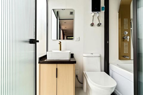 Unique Tiny House Space Cabin with Rooftop Patio and 360° Mountain Views near Taos, New Mexico Cabin in Ranchos De Taos