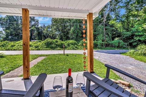 Charming Cottage with Spacious Backyard and Covered Porches Near Downtown Black Mountain, NC House in Black Mountain