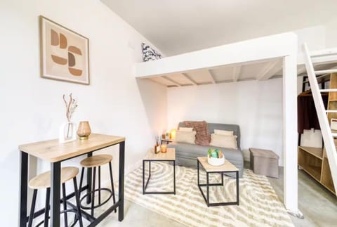 Living room, Seating area, Bedroom