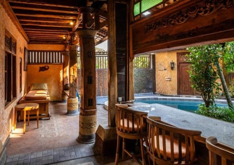 Living room, Seating area, Pool view, Swimming pool, Swimming pool