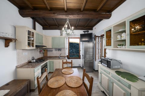 Kitchen or kitchenette, Dining area, oven, stove