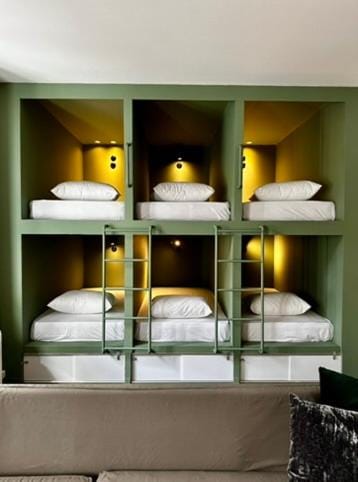 Bed, Photo of the whole room, Bedroom, bunk bed