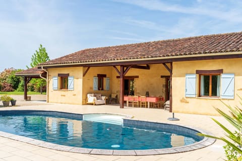 Property building, Living room, Swimming pool