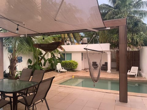 Pool view, Swimming pool, sunbed