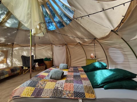 Bed, Living room, Bedroom