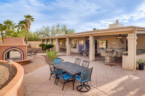 Resort-Style Backyard and Pool Luxe Tucson Home House in Casas Adobes