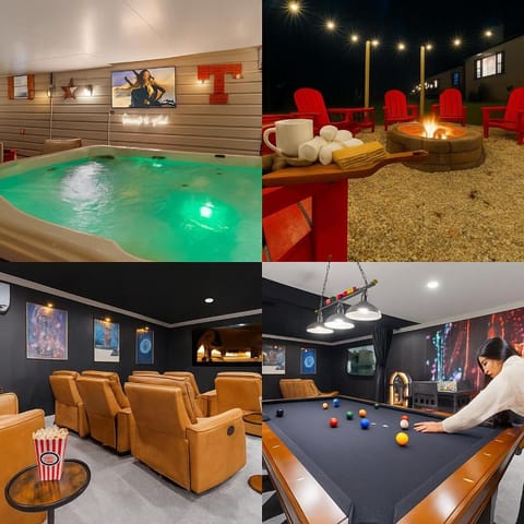 KnoxHaven - 5 Min UT - Hot Tub - Firepit - Theater - Games House in Knoxville